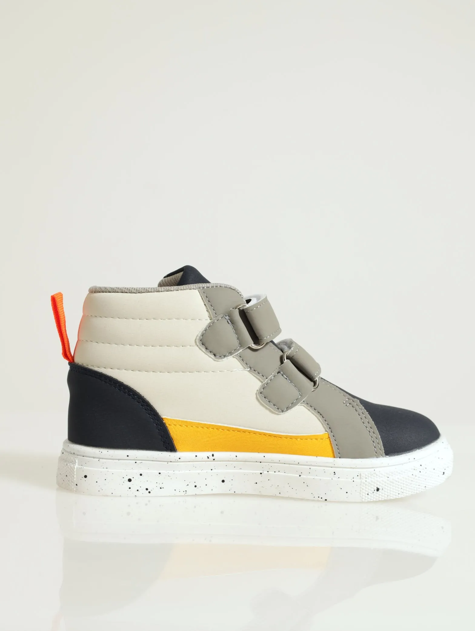 Pre-Boys Skateboard Hi-Top Sneaker - Grey
