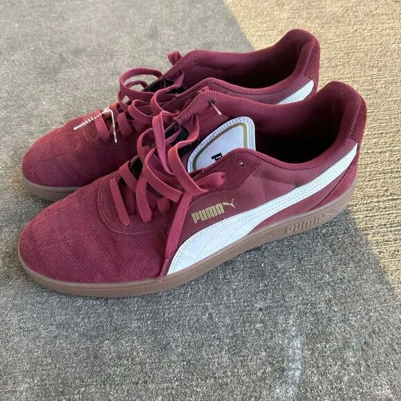 PUMA Astro Kick Lace Up Sneaker Red Men’s 13 Skateboard 369115-05 No Box Suede