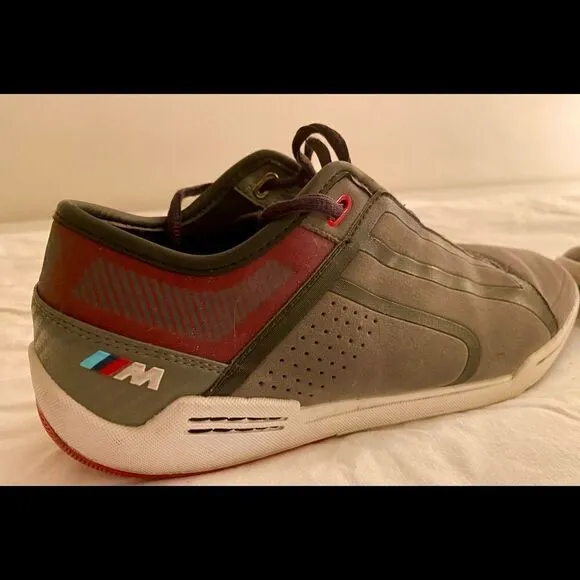 Puma BMW Driving Shoes Sz 9 M Series Gray St EC