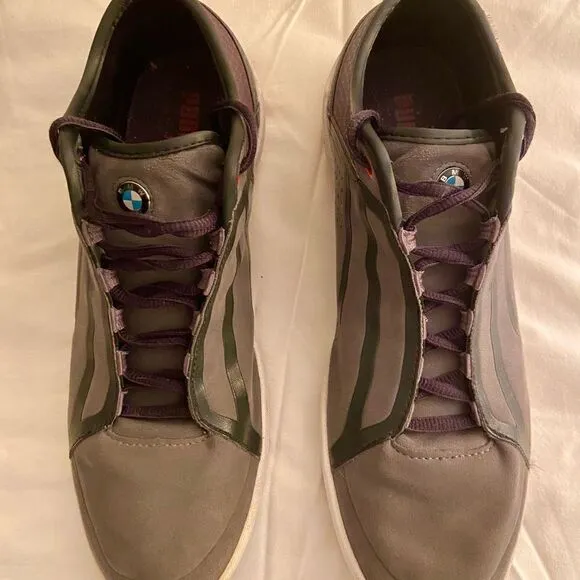 Puma BMW Driving Shoes Sz 9 M Series Gray St EC