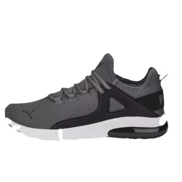 PUMA Electron 2.0 Shoes Mens Sz 8 Flat Dark Grey Minimalist Athletic Sneakers
