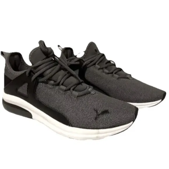 PUMA Electron 2.0 Shoes Mens Sz 8 Flat Dark Grey Minimalist Athletic Sneakers