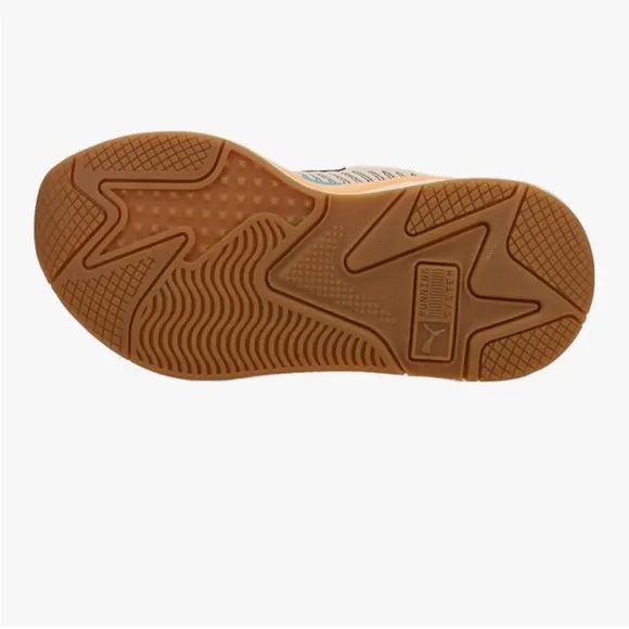 Puma Kids Girls Rs-X Hc Lace Up Sneakers Shoes Casual - Beige