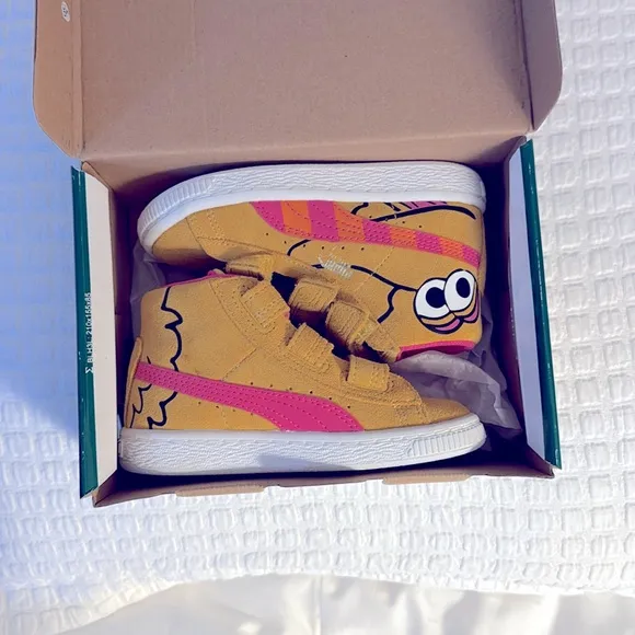 Puma Kids Sesame Street High-Top Sneakers