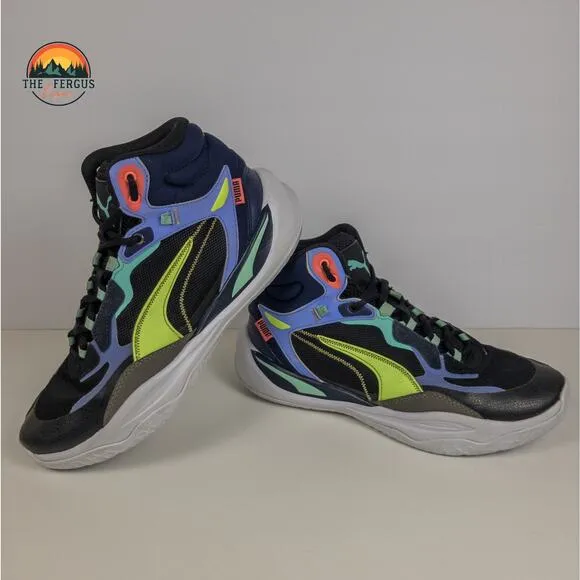 Puma Playmaker Pro Basketball Shoe Chunky High 90 Retro Reconditioned Men Size 8