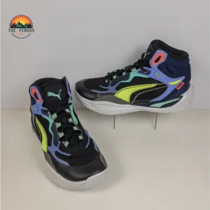 Puma Playmaker Pro Basketball Shoe Chunky High 90 Retro Reconditioned Men Size 8
