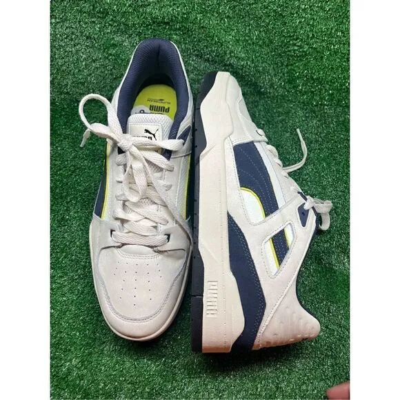 Puma Slipstream Always On x Casual LifeStyle Shoes White Navy 390059-02 Sz 13