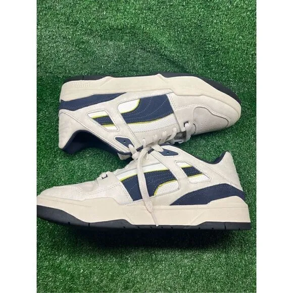 Puma Slipstream Always On x Casual LifeStyle Shoes White Navy 390059-02 Sz 13