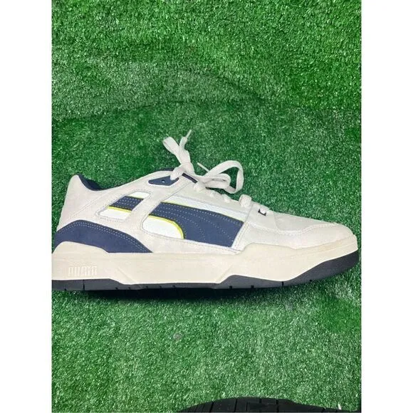 Puma Slipstream Always On x Casual LifeStyle Shoes White Navy 390059-02 Sz 13