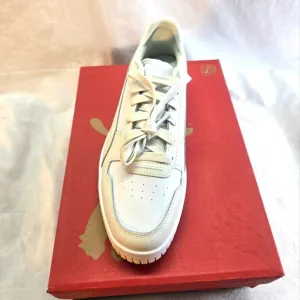 Puma Women's Size 8 White Carina Street BlingBling Leather Sneakers Shoes New