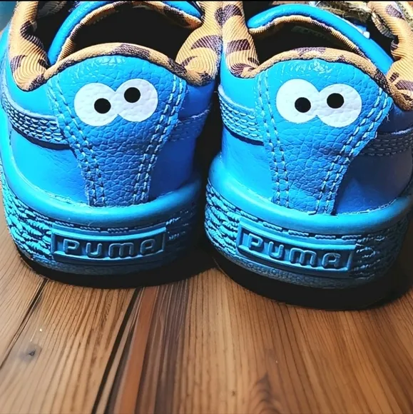 Puma x Sesame Street  Collaboration Cookie Monter Basket Mono V Size 5