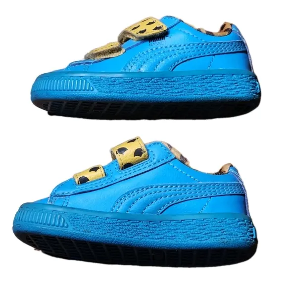 Puma x Sesame Street  Collaboration Cookie Monter Basket Mono V Size 5