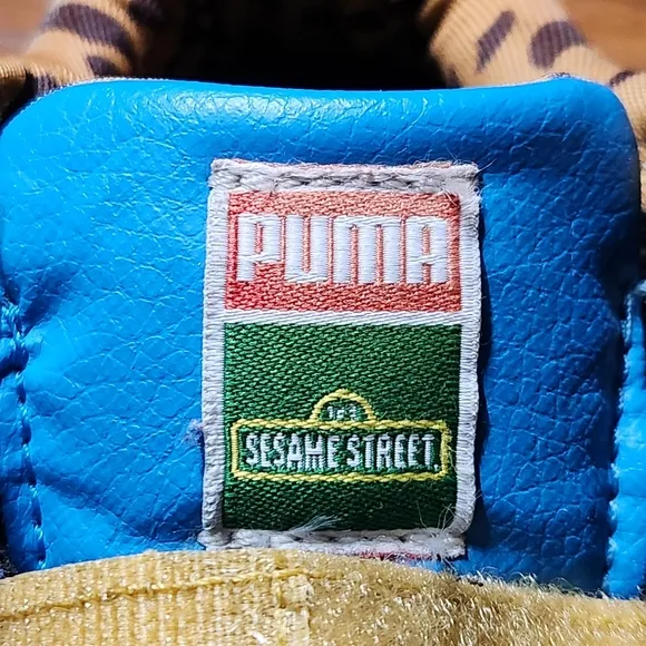 Puma x Sesame Street  Collaboration Cookie Monter Basket Mono V Size 5