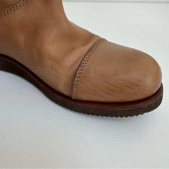 Punto Pigro Leather Roper Boots Vibram Sole