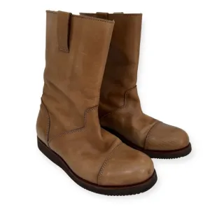 Punto Pigro Leather Roper Boots Vibram Sole