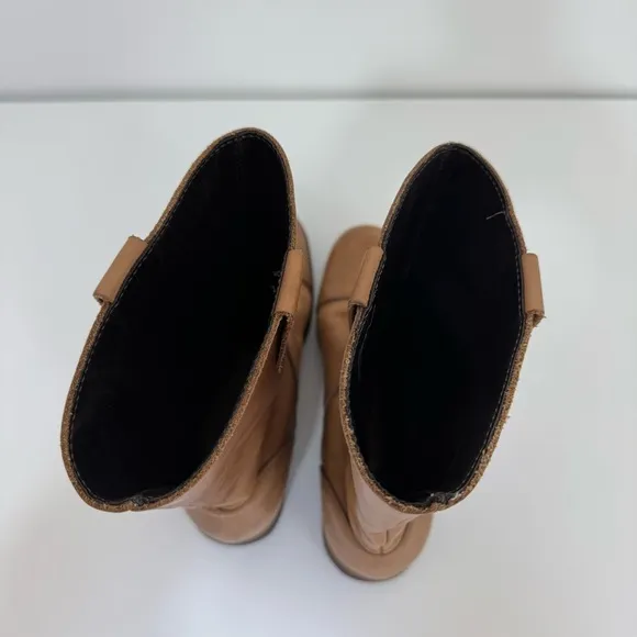 Punto Pigro Leather Roper Boots Vibram Sole
