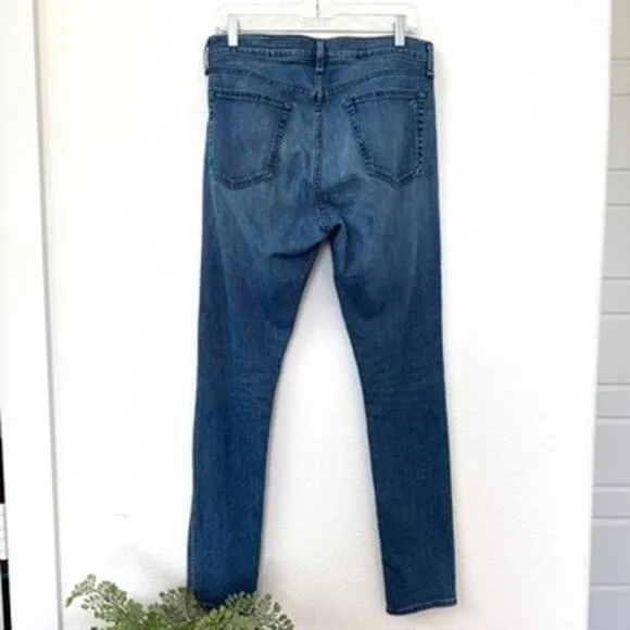 Rag &amp; Bone Fit 1 Skinny Jeans Blue Senna Wash Stretch Denim Men 31x32 Classic