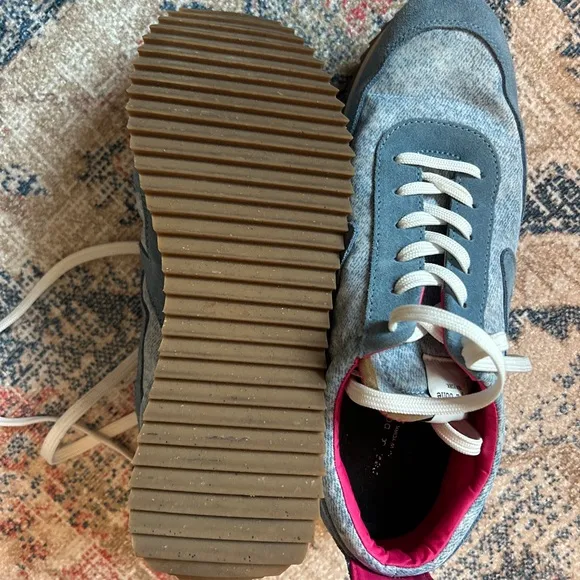 rag &amp; bone Retro Runner in Blue Acid Denim