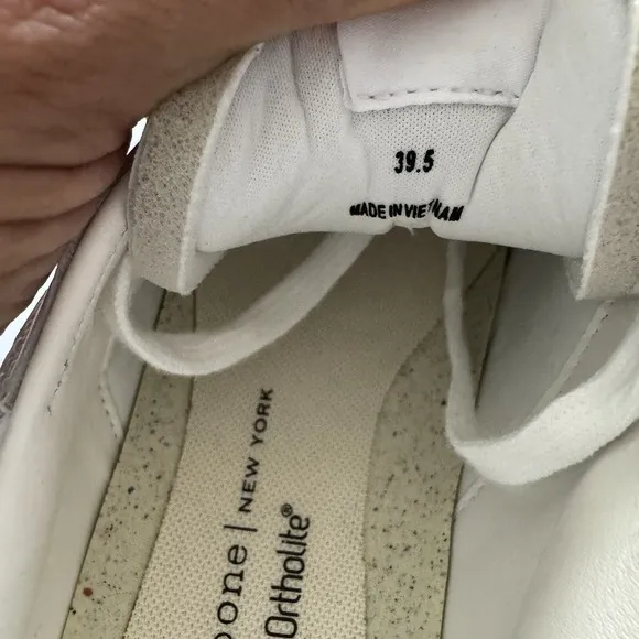 Rag &amp; Bone x Ortholite White Leather Sneakers - Men's Sz US9.5/39.5EU-Brand New