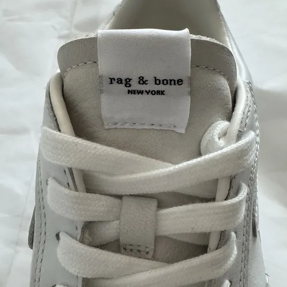 Rag &amp; Bone x Ortholite White Leather Sneakers - Men's Sz US9.5/39.5EU-Brand New