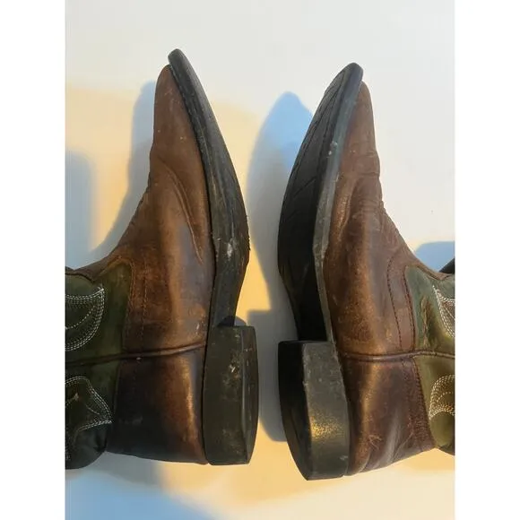Rank 45 Kasey western boots green size 2
