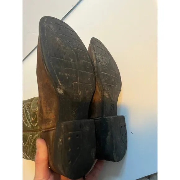 Rank 45 Kasey western boots green size 2