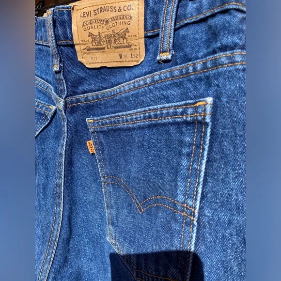 Rare Canadian Levi’s 517 Orange Tab