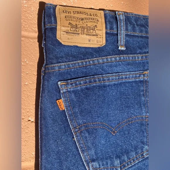 Rare Canadian Levi’s 517 Orange Tab