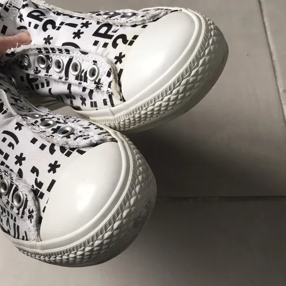 RARE - CONVERSE 100 Multi Punctuation Marks OX Slip On Men's Sneakers | …