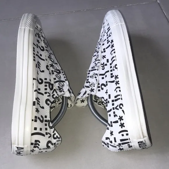 RARE - CONVERSE 100 Multi Punctuation Marks OX Slip On Men's Sneakers | …