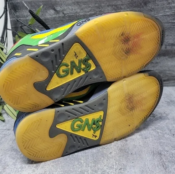 RARE Greedy Genius GN$ | Colorblock High Top Sneakers