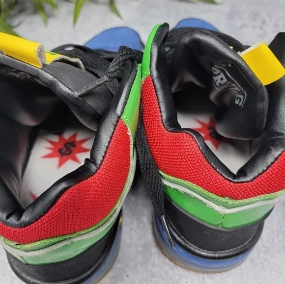 RARE Greedy Genius GN$ | Colorblock High Top Sneakers