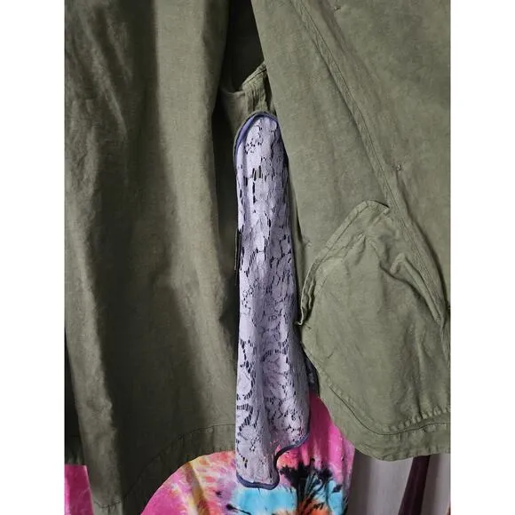 Rare Italian Designer Bazar Deluxe Olive Green Women's Jacket Med Tagila 44