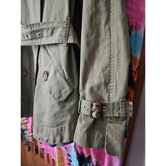 Rare Italian Designer Bazar Deluxe Olive Green Women's Jacket Med Tagila 44