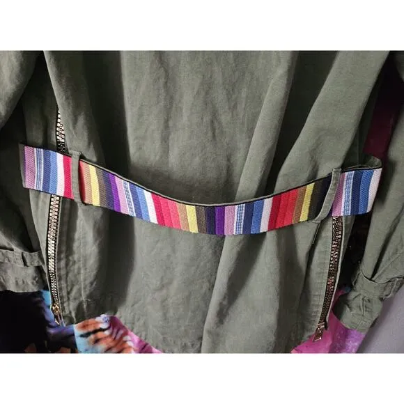 Rare Italian Designer Bazar Deluxe Olive Green Women's Jacket Med Tagila 44
