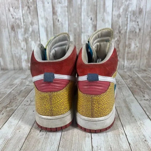 Rare! Nike Dunk High 6.0 &quot;Hot Red&quot; Sneaker Women's‎ 9