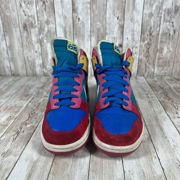Rare! Nike Dunk High 6.0 &quot;Hot Red&quot;‎ Sneaker Women's 9