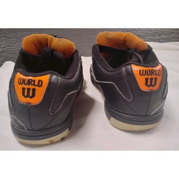 RARE Y2K World Wrld Industries Vandal 2 Orange Black Skateboard Shoes F206449