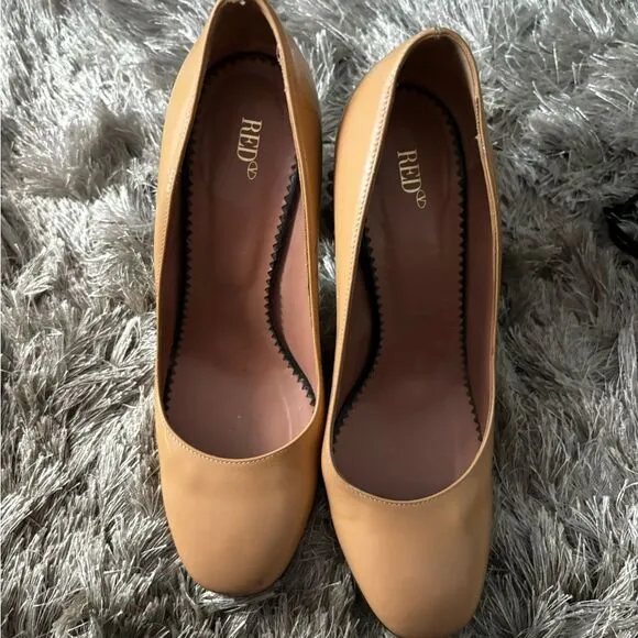 Red valentino runway dress shoes studded heels polka dot 3d ball baby doll pumps