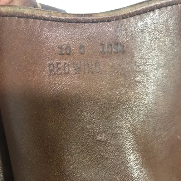 Red Wing Boots Pecos Size 10 C 1094 Roper Style
