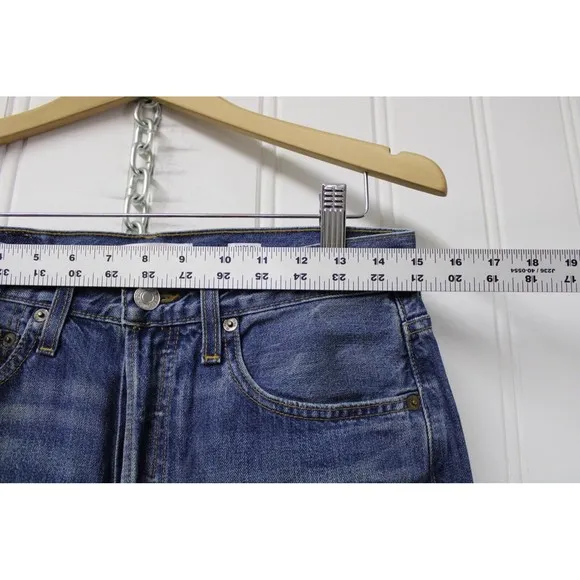 Re/Done Originals Comfort Stretch High‎ Rise Stove Pipe Jeans Size 30