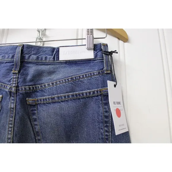 Re/Done Originals Comfort Stretch High‎ Rise Stove Pipe Jeans Size 30