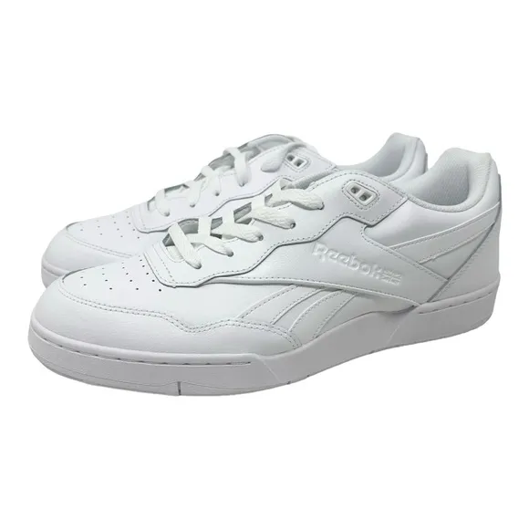 Reebok Men’s BB 4000 II Premium Leather Basketball 100033737 White/Grey Size 14
