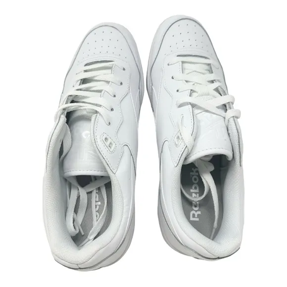 Reebok Men’s BB 4000 II Premium Leather Basketball 100033737 White/Grey Size 14