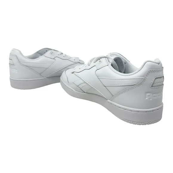 Reebok Men’s BB 4000 II Premium Leather Basketball 100033737 White/Grey Size 14