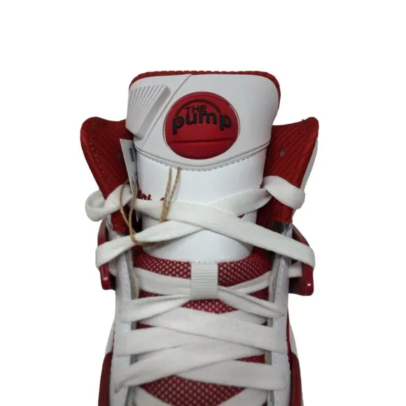 Reebok Pump Omni Zone II White Vector Red Mens Retro Basketball Shoes HQ1008 NEW
