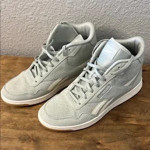 Reebok Women’s Baby Blue High-Top Sneakers size 10
