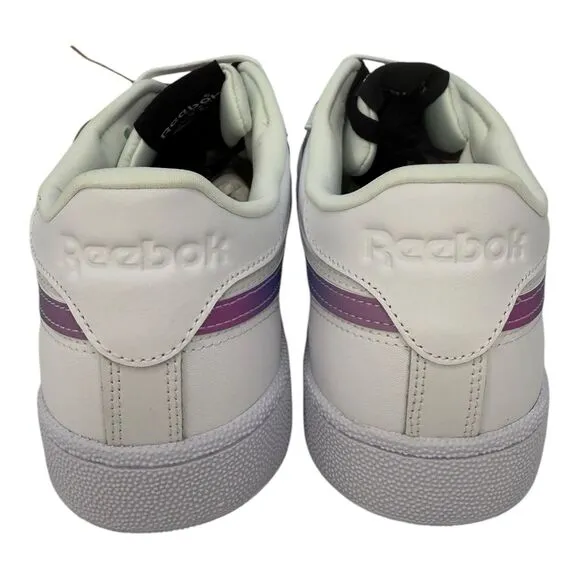 Reebok Women's Club C Revenge FY7514 White Pride Rainbow Shoes Size 11