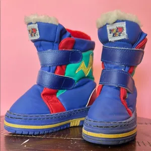 Retro DYNA KIDS Color Block Snow Boots