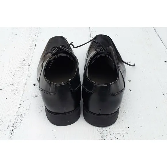 Rock Republic Men's Black Leather Oxford Dress Shoes Size 10 NEW